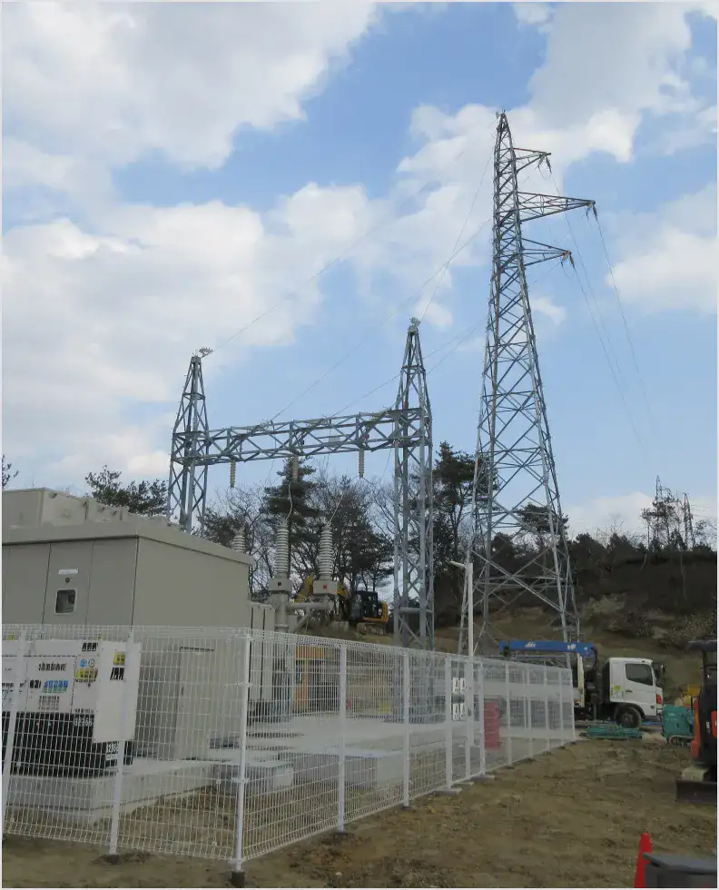 風況観測塔建設